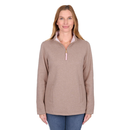 THOMAS COOK WOMENS LYDIA 1/4 ZIP RUGBY