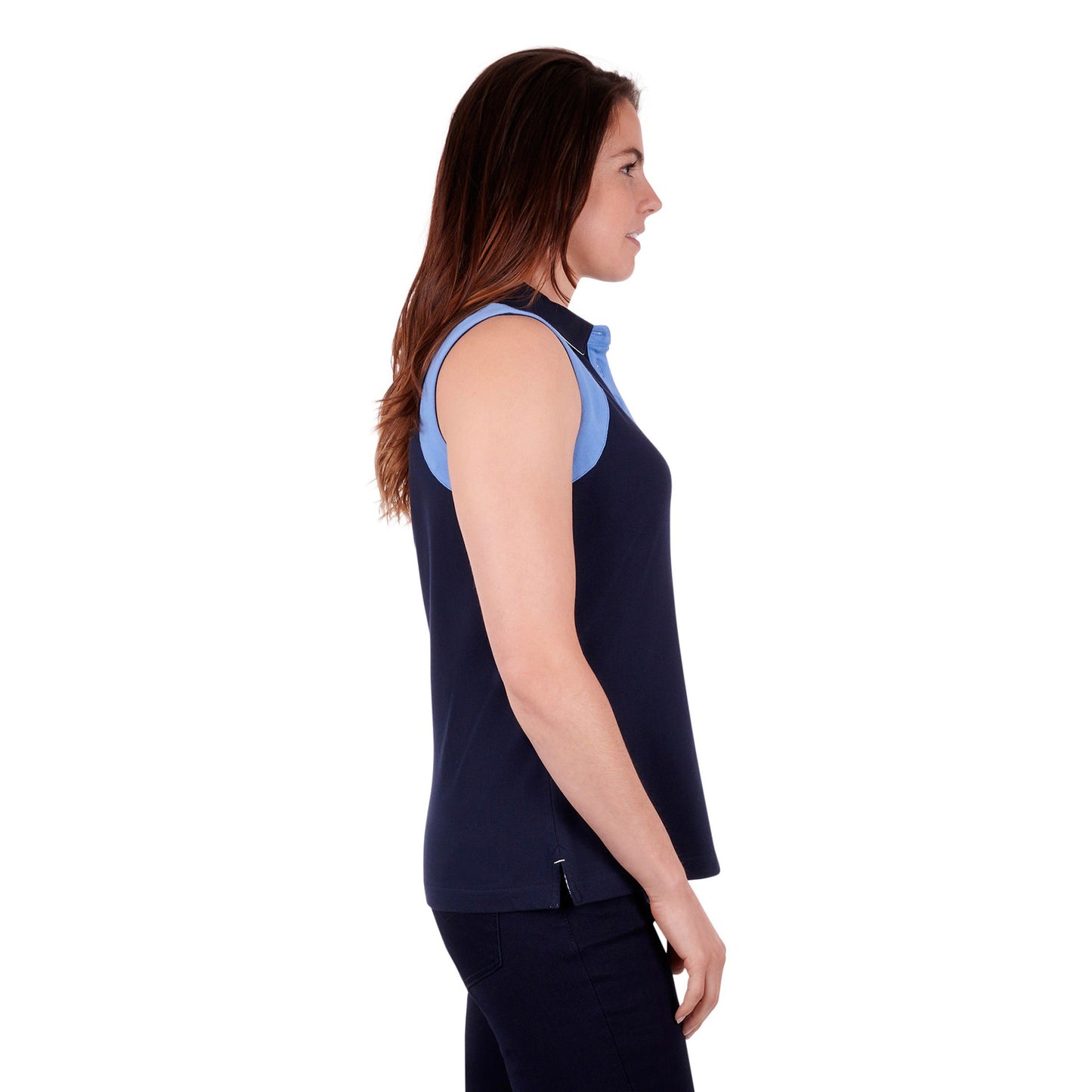 THOMAS COOL WOMENS BAILEY SLEEVELESS POLO