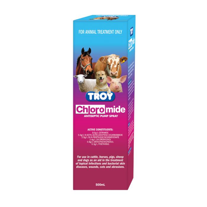 TROY CHLOROMIDE ANTISEPTIC SPRAY 500ML-Ranges Country