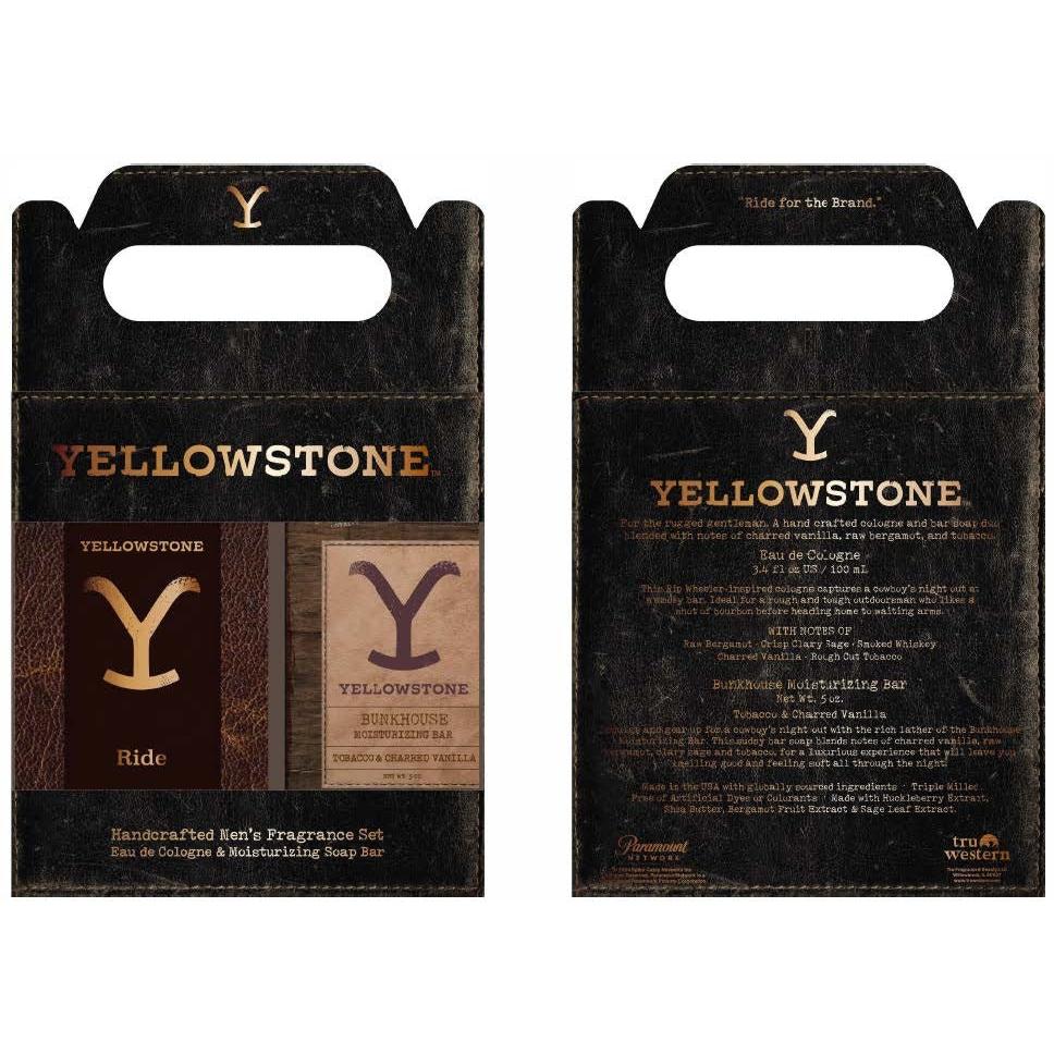 TRU WESTERN MENS YELLOWSTONE RIDE GIFT SET-Ranges Country
