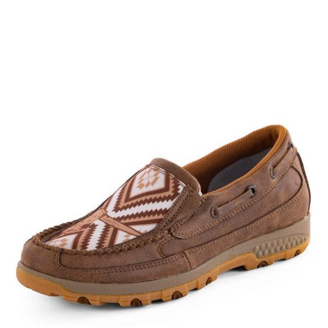 TWISTED X WOMENS DIAMOND SKULL MOCCASINS-Ranges Country