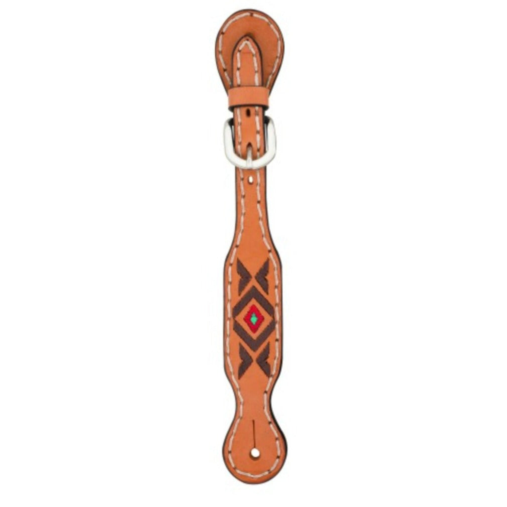 WEAVER NAVAJO SPUR STRAPS LIGHT OIL LADIES-Ranges Country