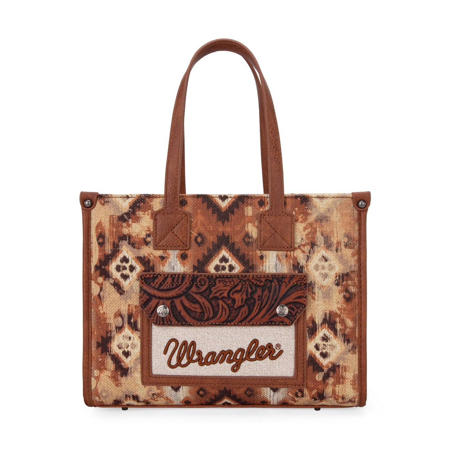 WRANGLER AZTEC CROSSBODY TOTE BAG