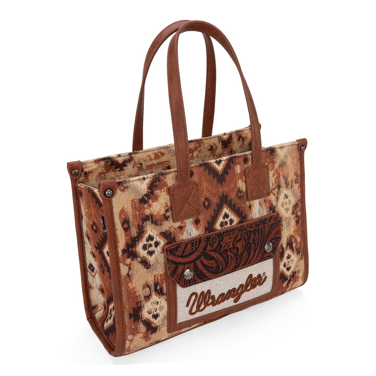 WRANGLER AZTEC CROSSBODY TOTE BAG
