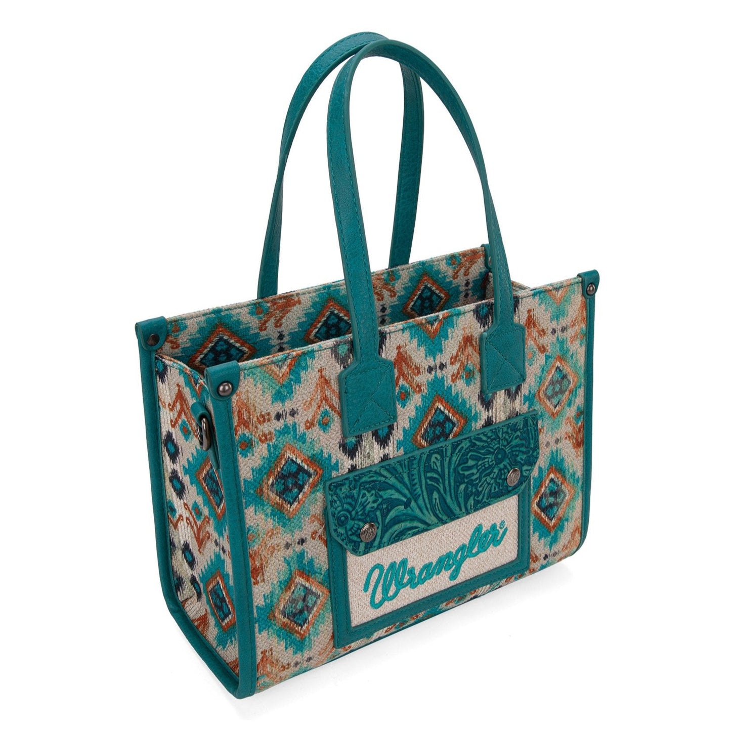 WRANGLER AZTEC CROSSBODY TOTE BAG