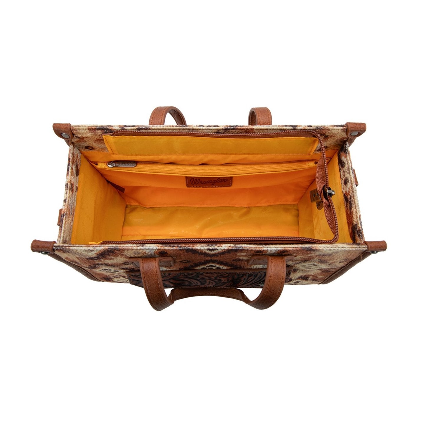 WRANGLER AZTEC CROSSBODY TOTE BAG