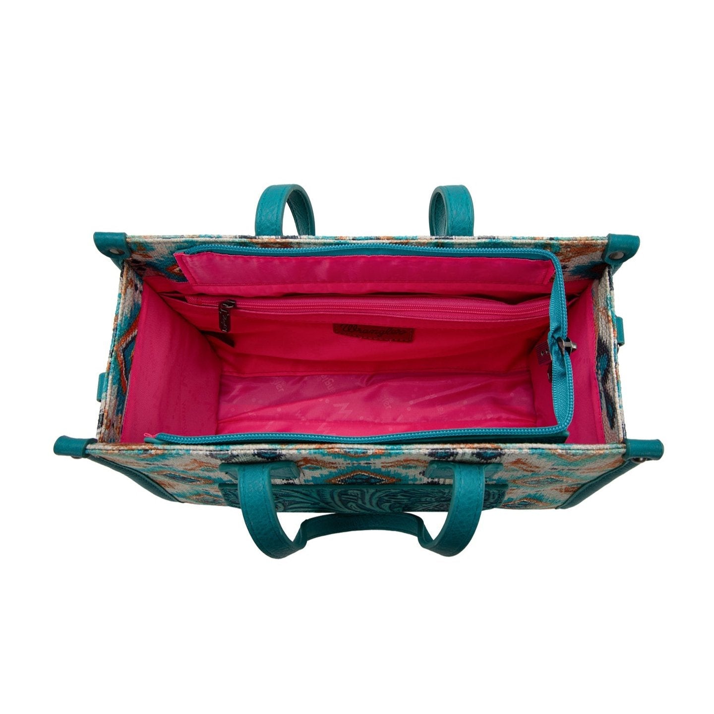 WRANGLER AZTEC CROSSBODY TOTE BAG
