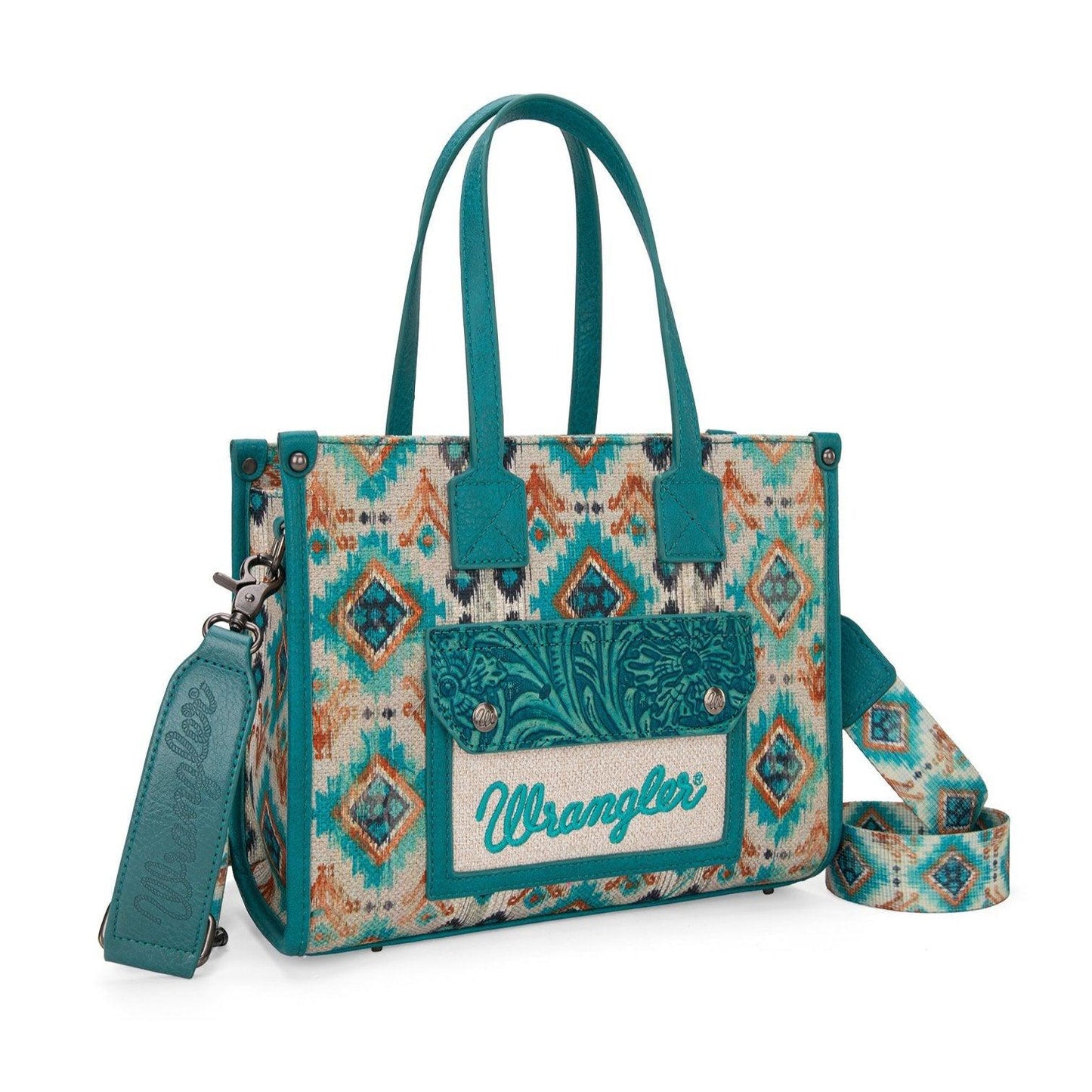 WRANGLER AZTEC CROSSBODY TOTE BAG-Ranges Country
