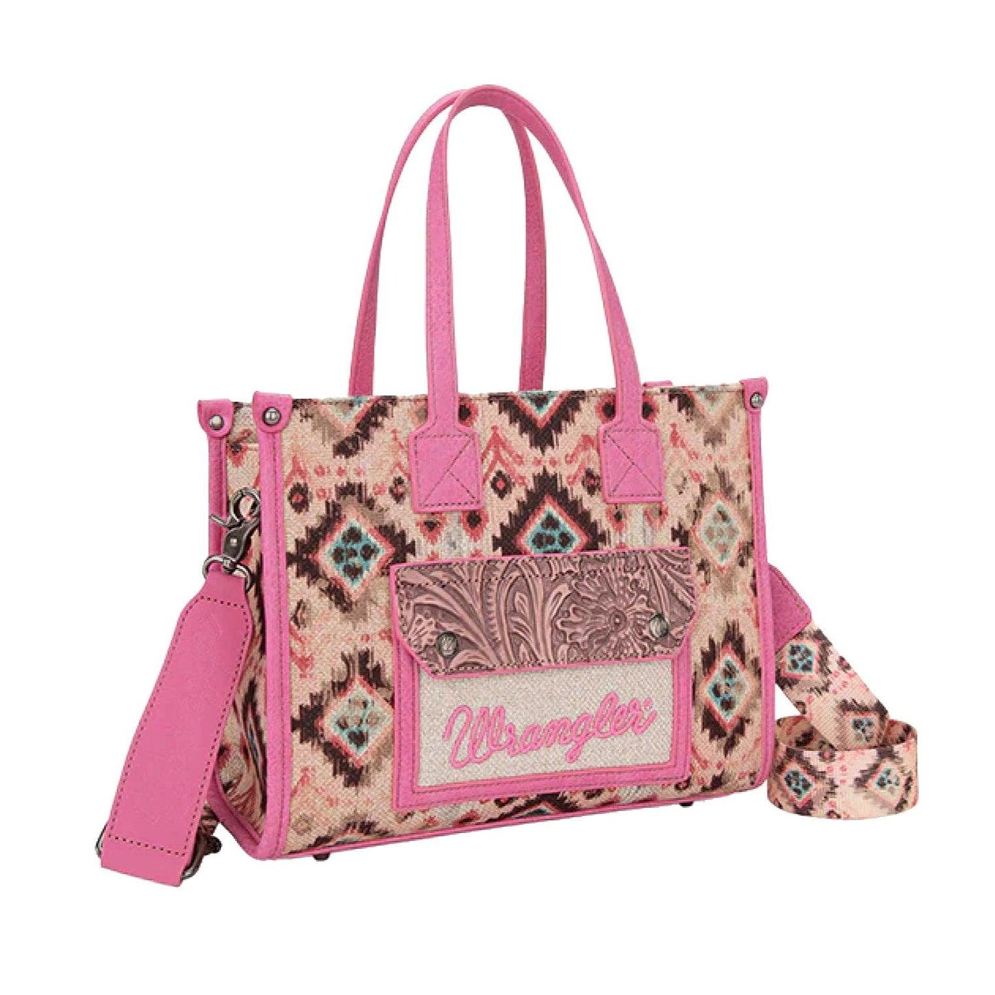 WRANGLER AZTEC CROSSBODY TOTE BAG-Ranges Country