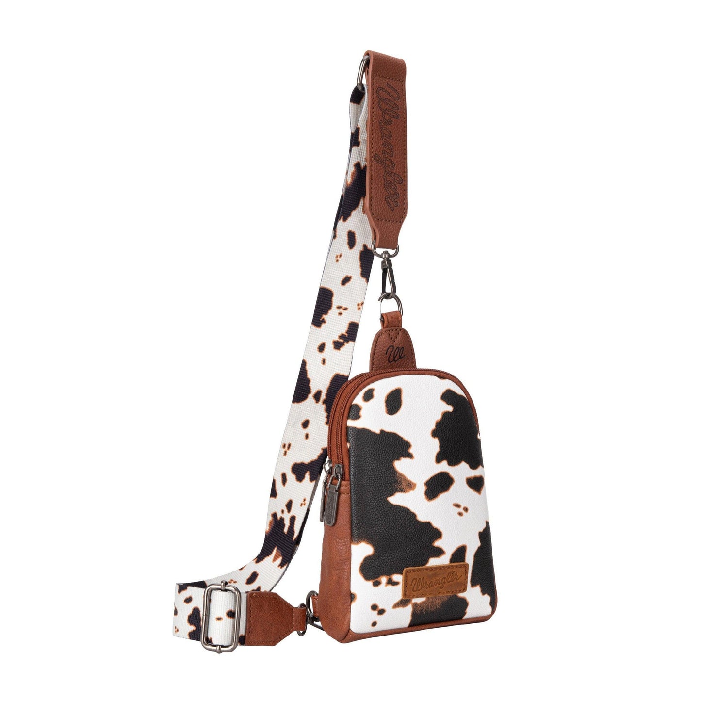 WRANGLER COW PRINT SLING BAG-Ranges Country