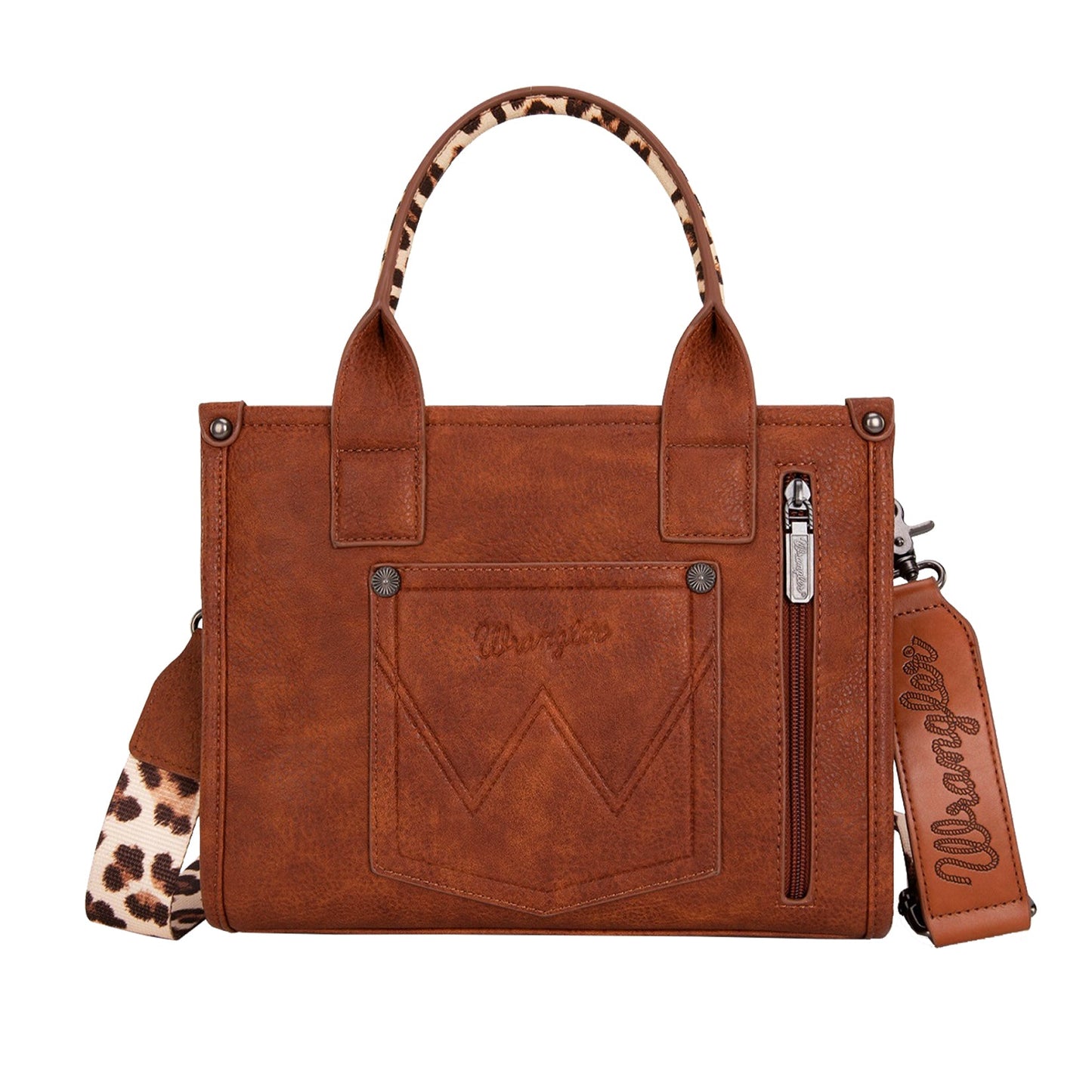 WRANGLER LEOPARD PRINT CROSSBODY BAG