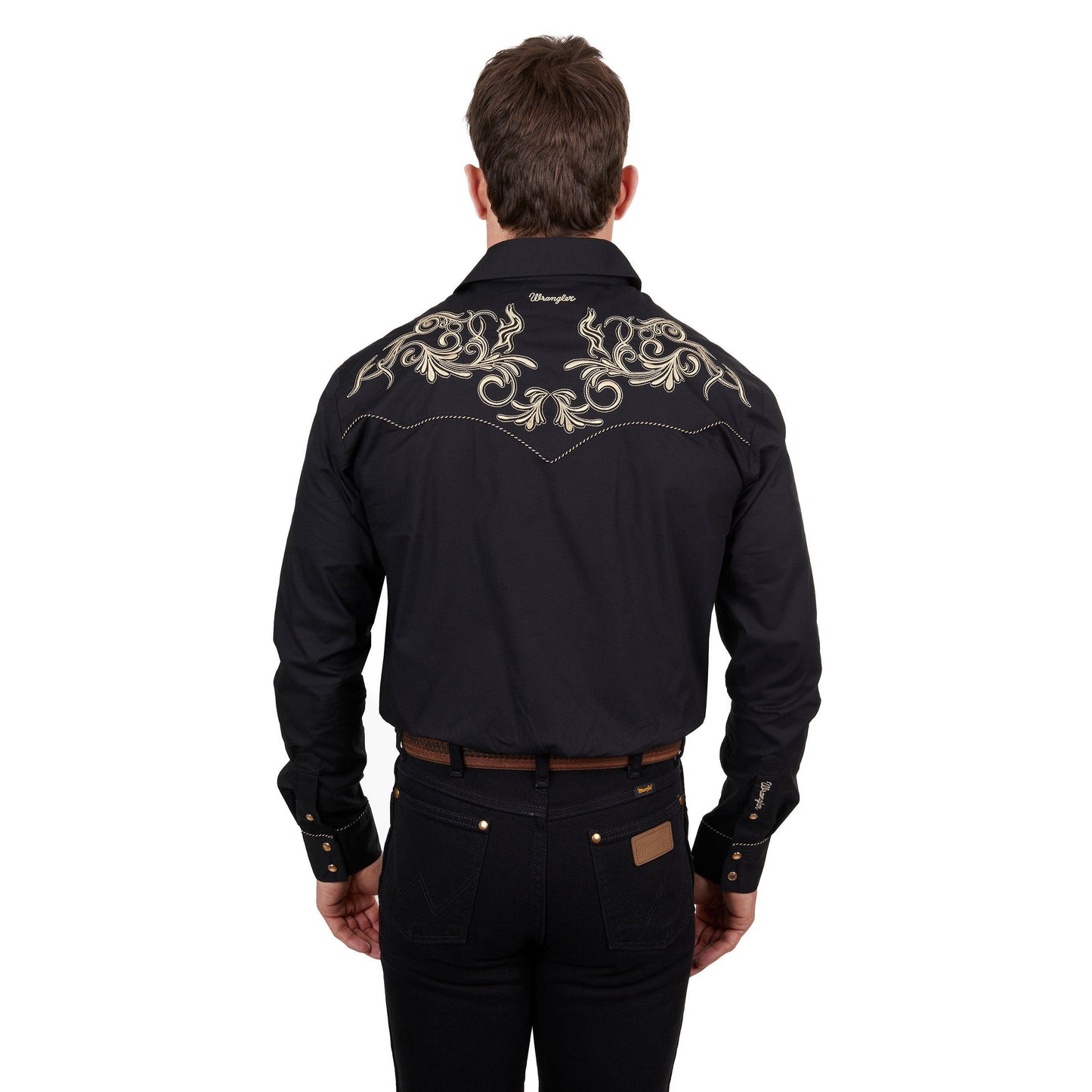 WRANGLER MENS ADAM EMBROIDERED SHIRT
