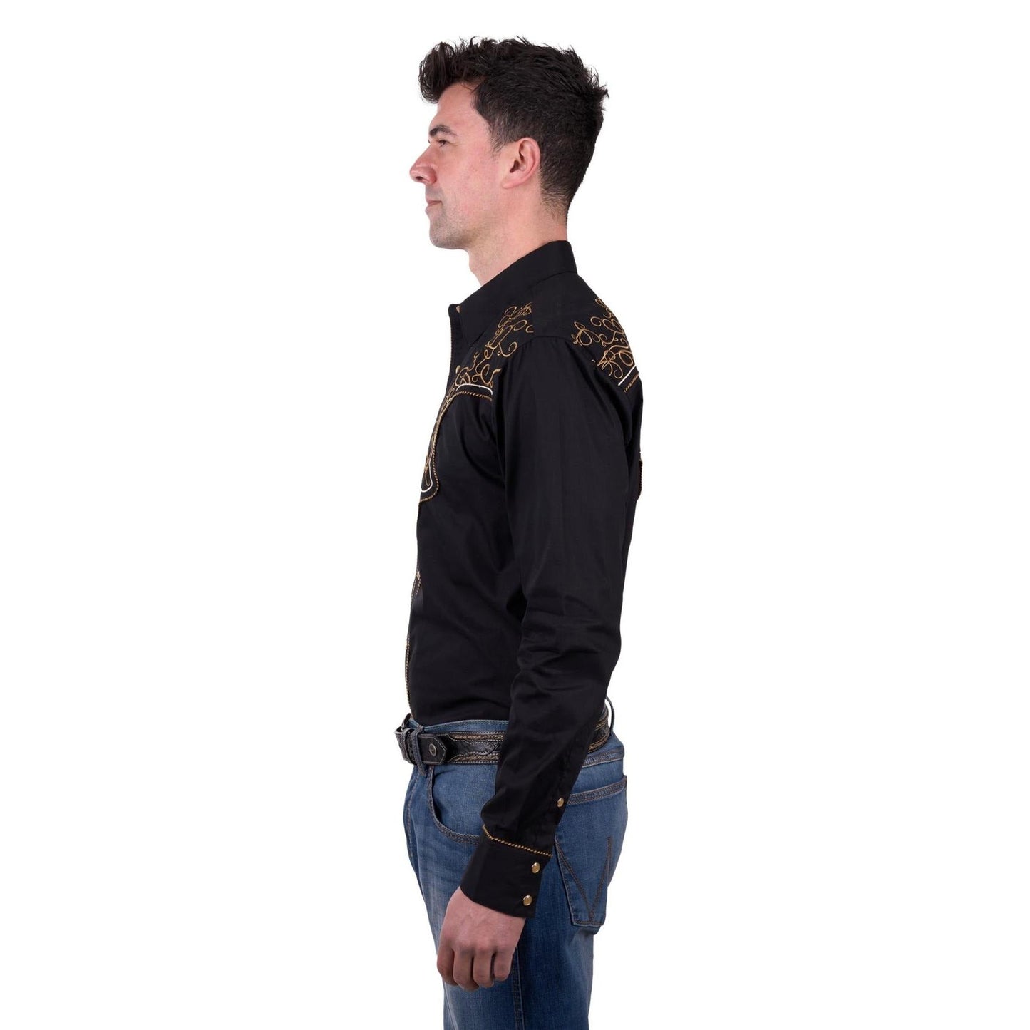 WRANGLER MENS RHYS EMBROIDERED SHIRT