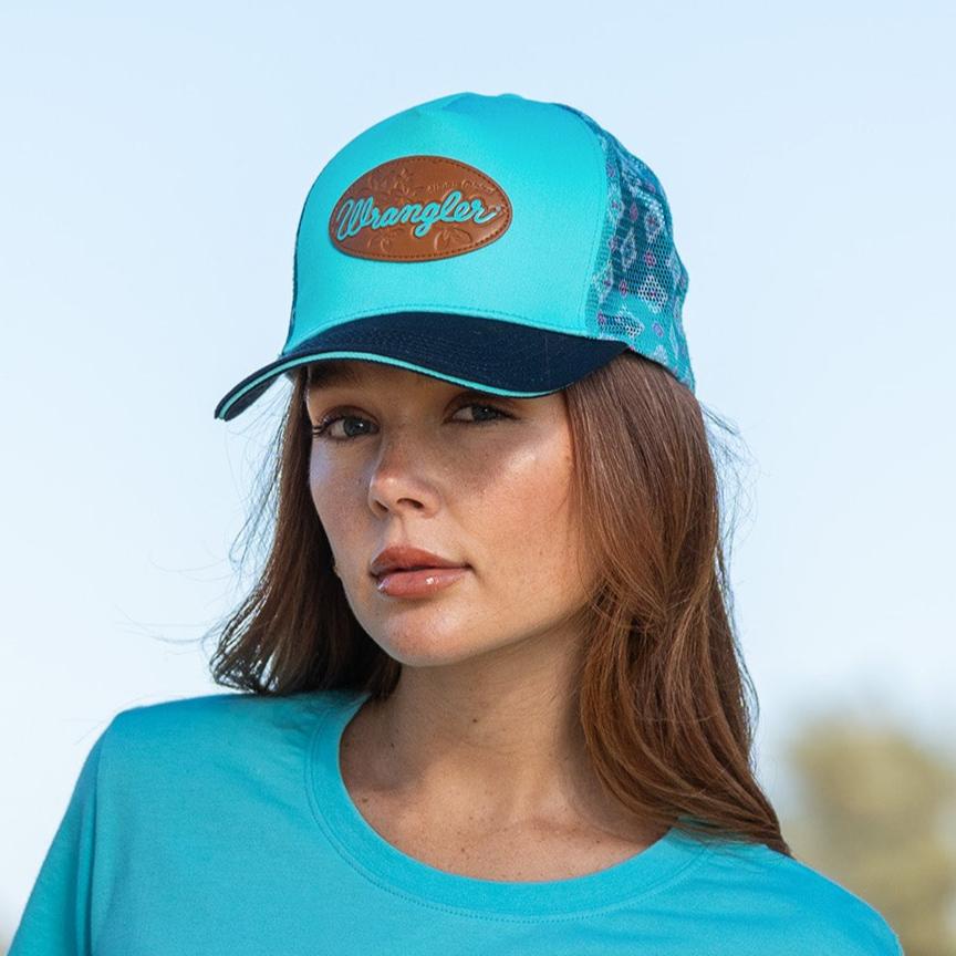 WRANGLER MISHA HIGH PROFILE PONYTAIL TRUCKER CAP