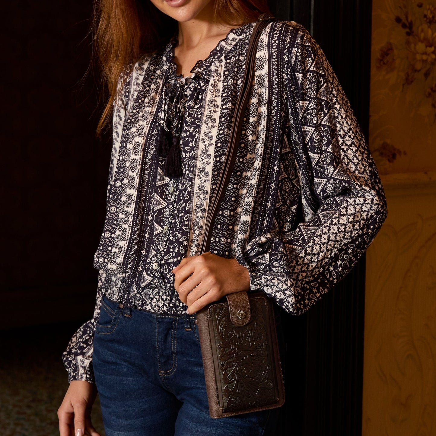 WRANGLER NATALIE WALLET BAG-Ranges Country