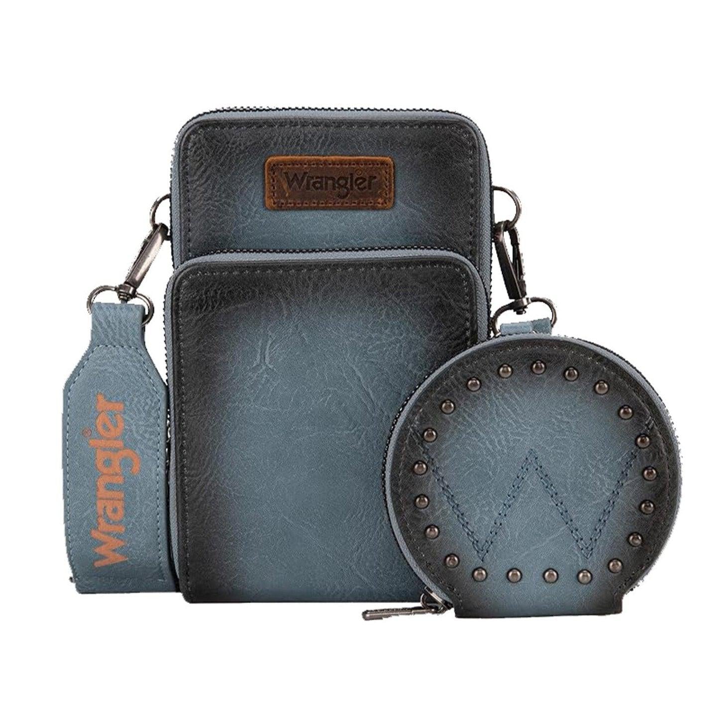 WRANGLER PHONE WALLET BAG COIN PURSE SET-Ranges Country