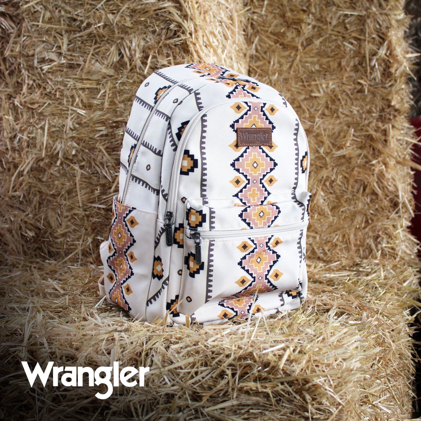 WRANGLER SOUTHWESTERN CANVAS BACKPACK