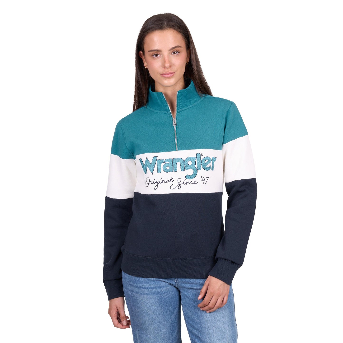 WRANGLER WOMENS DANA 1/4 ZIP PULLOVER