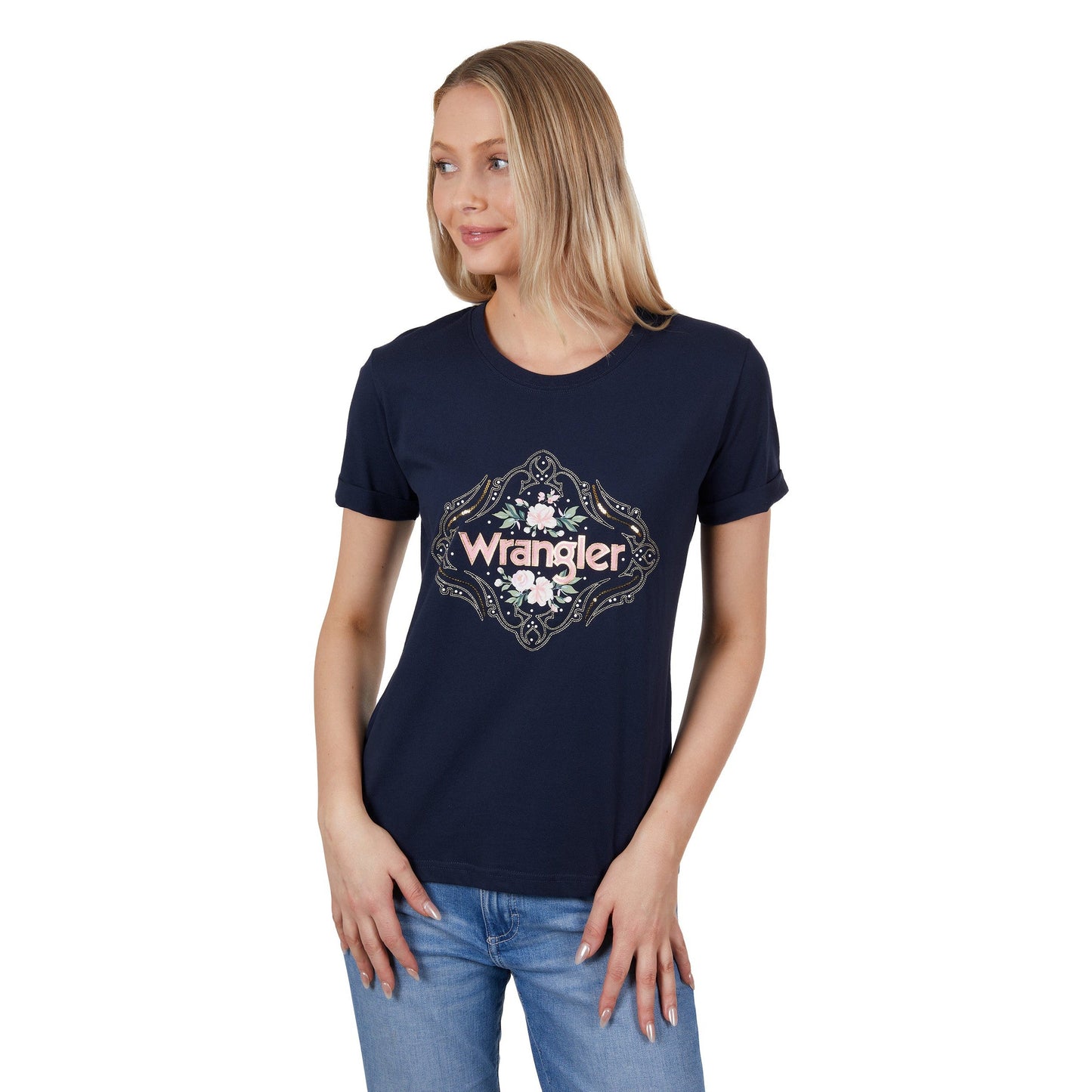 WRANGLER WOMENS DARCY TEE-Ranges Country