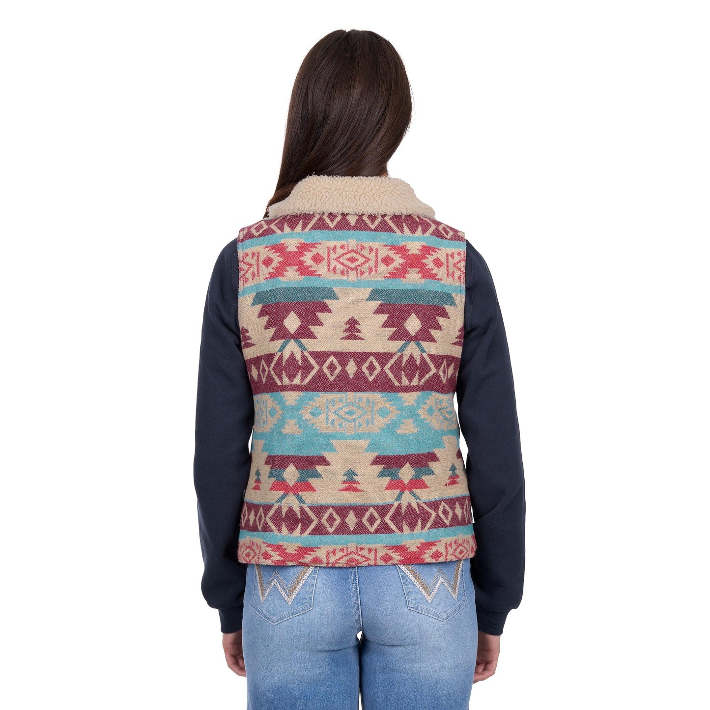 WRANGLER WOMENS DIXIE REVERSIBLE DENIM VEST