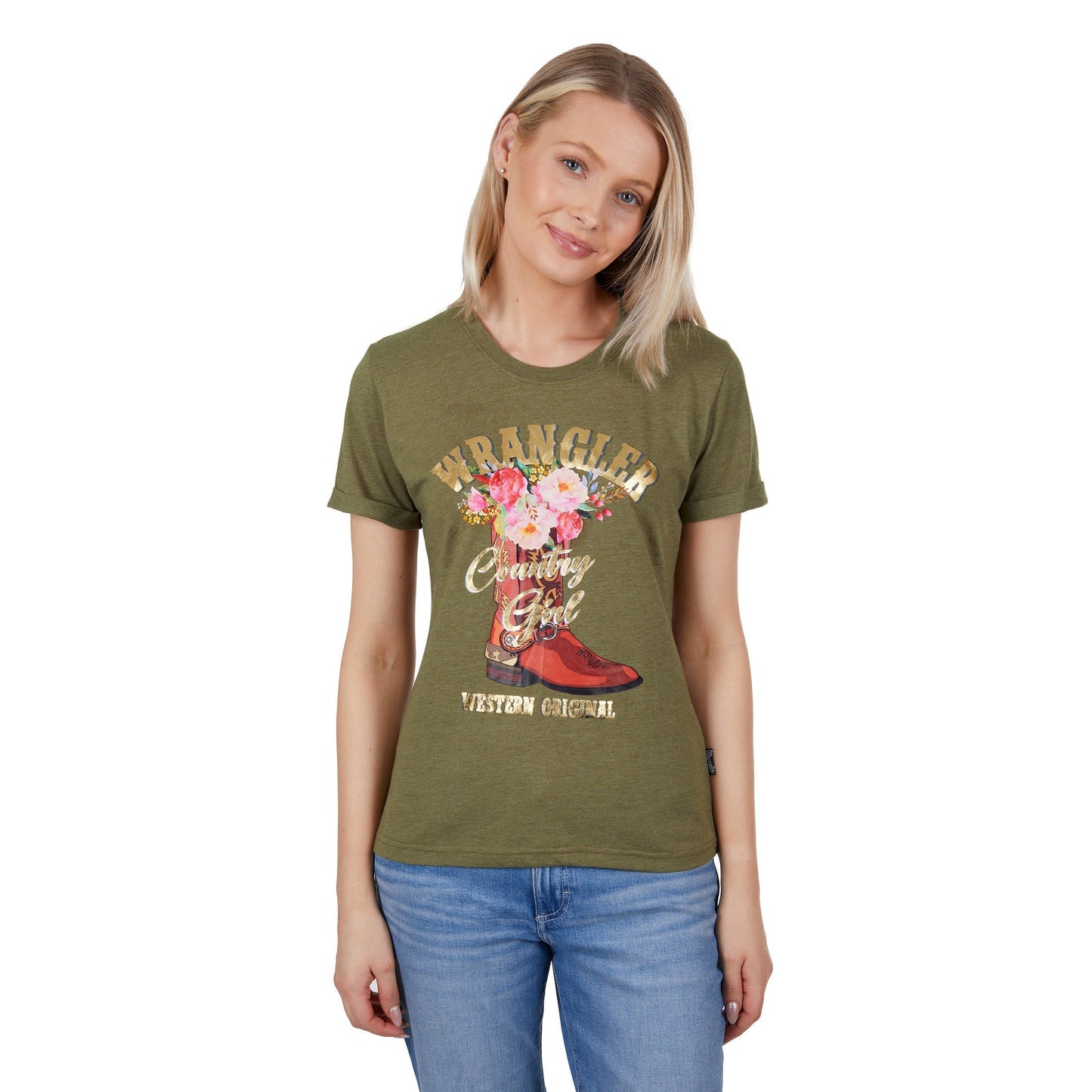 WRANGLER WOMENS MACY TEE-Ranges Country