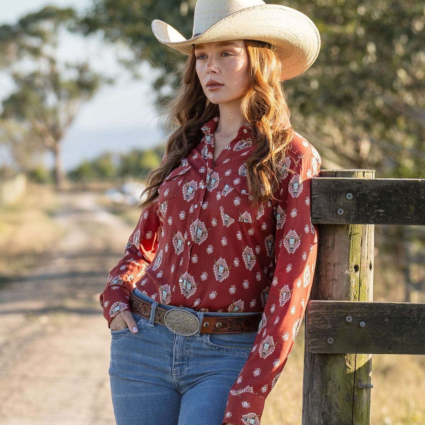 WRANGLER WOMENS OLIVIA SHIRT-Ranges Country
