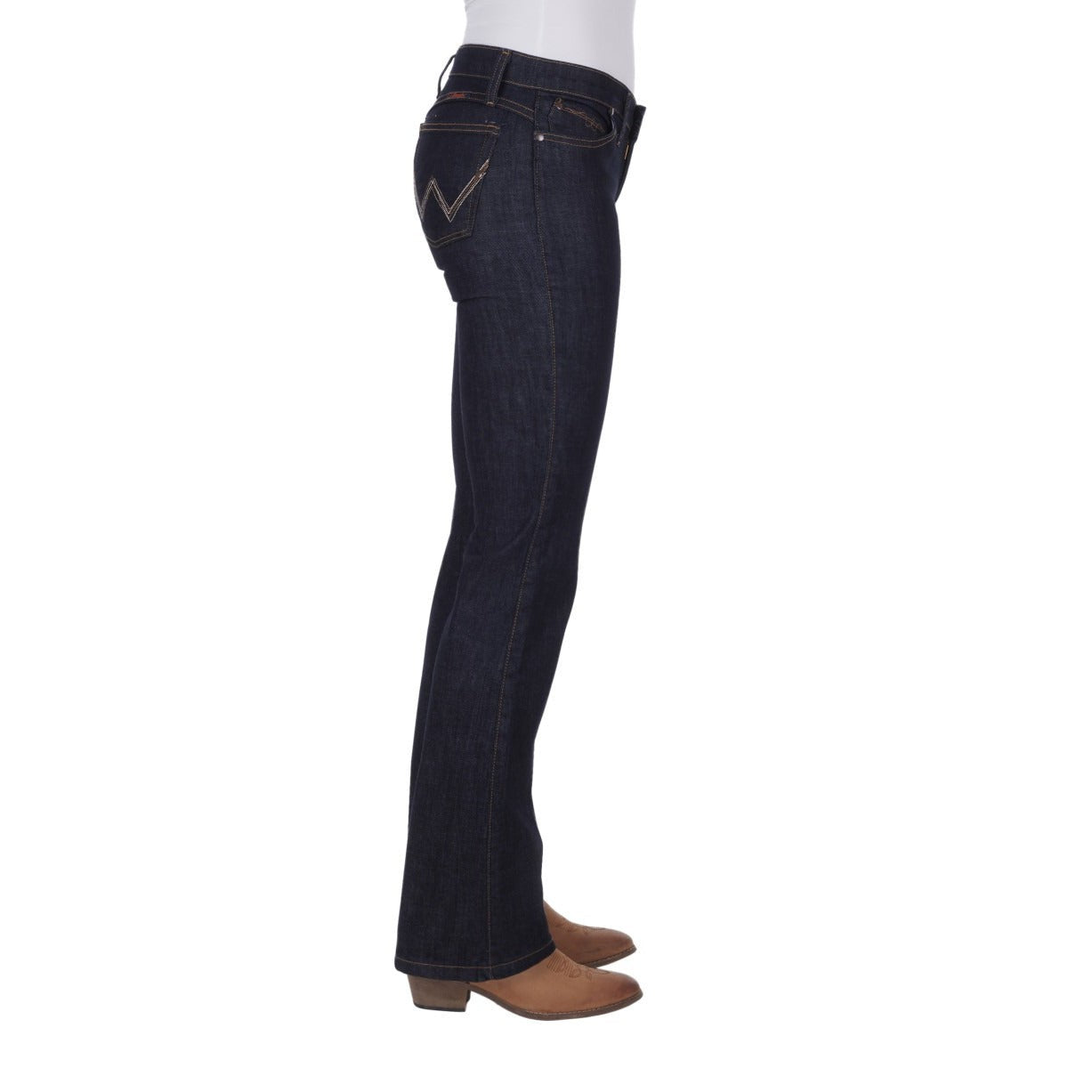 WRANGLER WOMENS Q BABY RIDING JEANS (38 LEG)