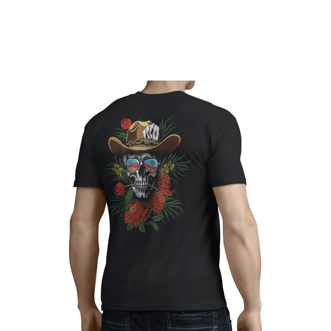 PILBARA KIDS WARATAH SKULL TEE