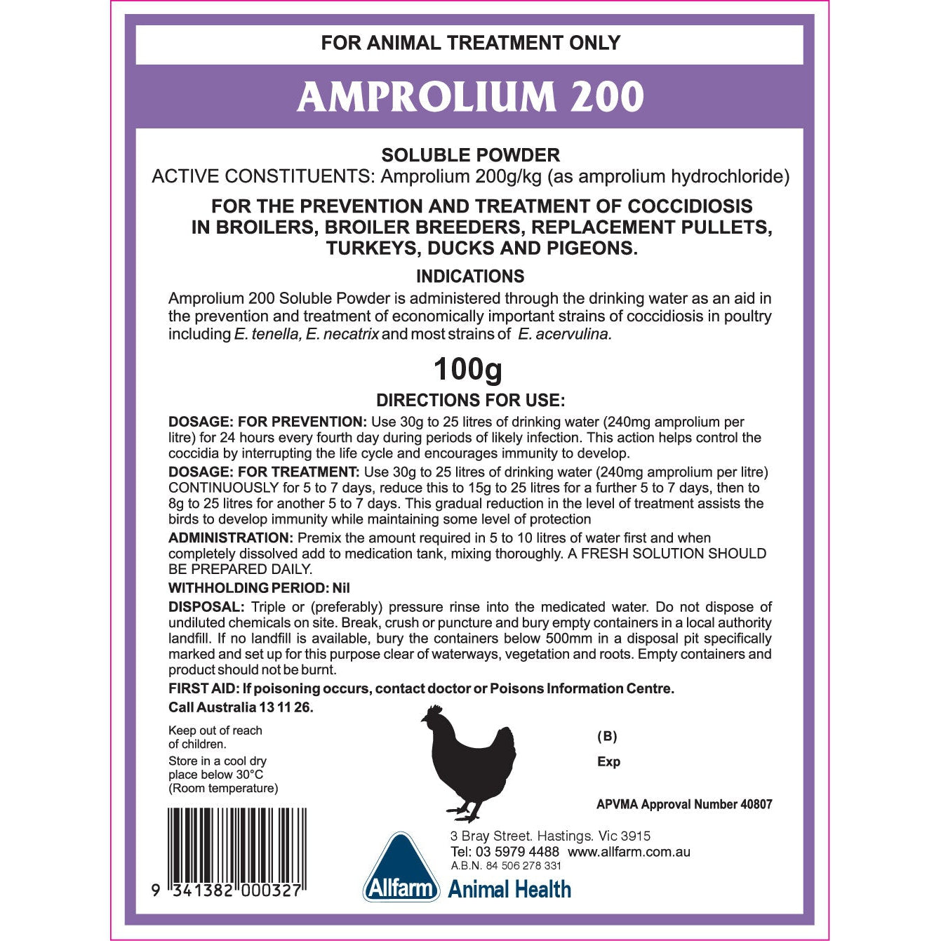 AMPROLIUM 200 100GM