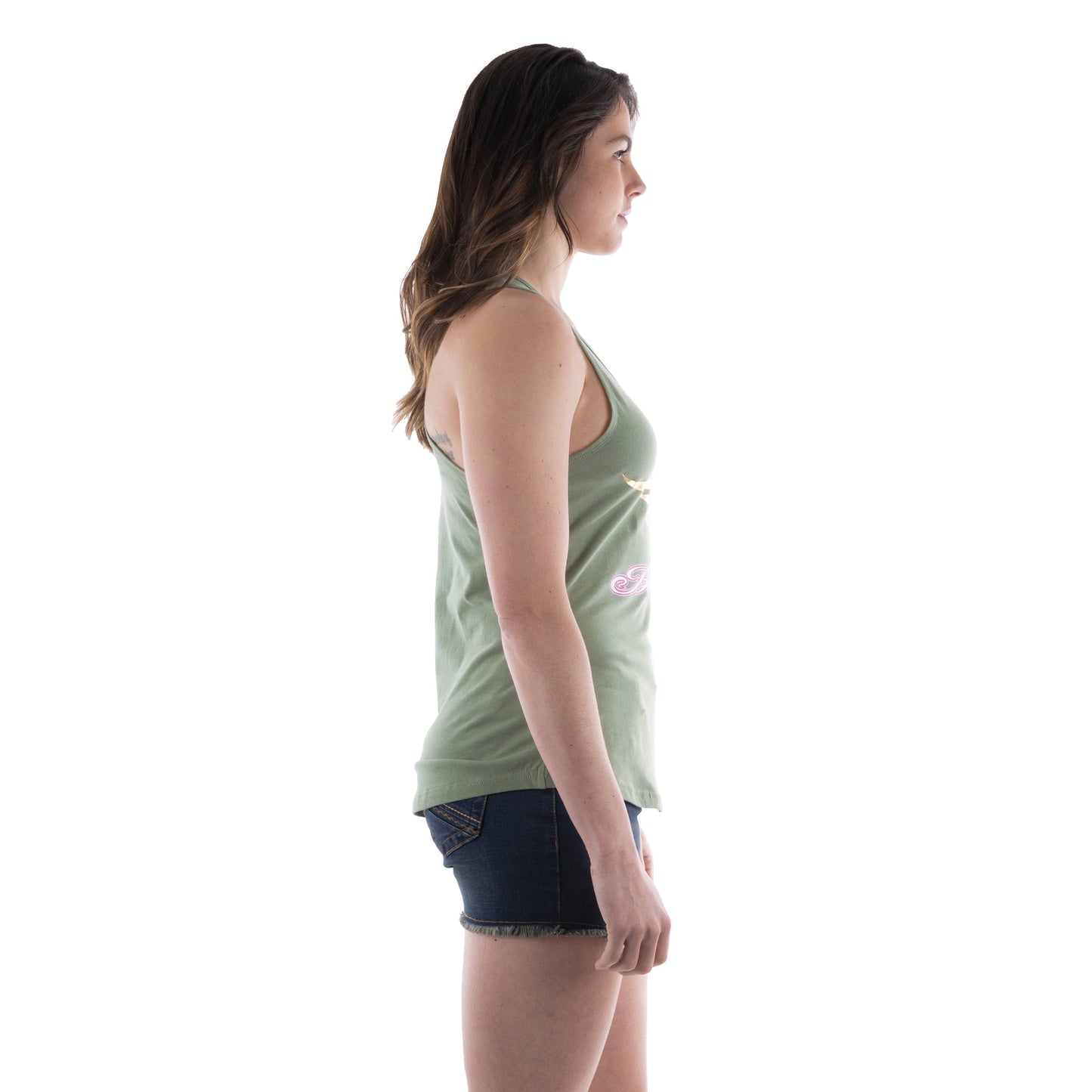 BULLZYE WOMENS BLOOM SINGLET