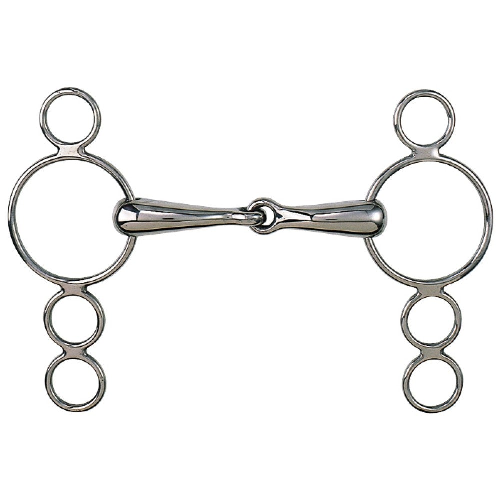 EQUISTEEL DUTCH GAG BIT w/ 4 RINGS-Ranges Country