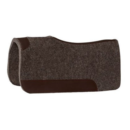FORT WORTH CONTOURED FELT SADDLE PAD 32in X 30in-Ranges Country