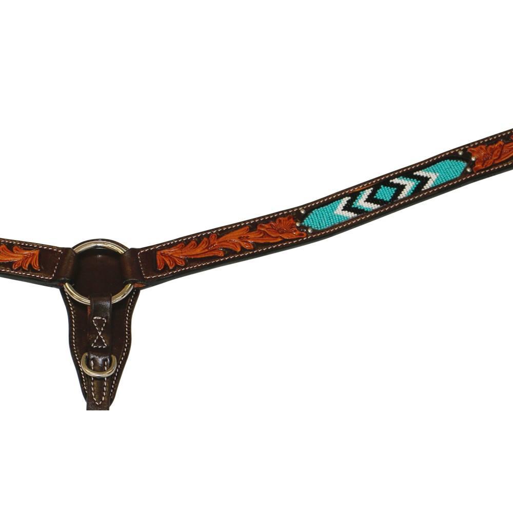 FORT WORTH TURQUOISE BEADED BREASTPLATE