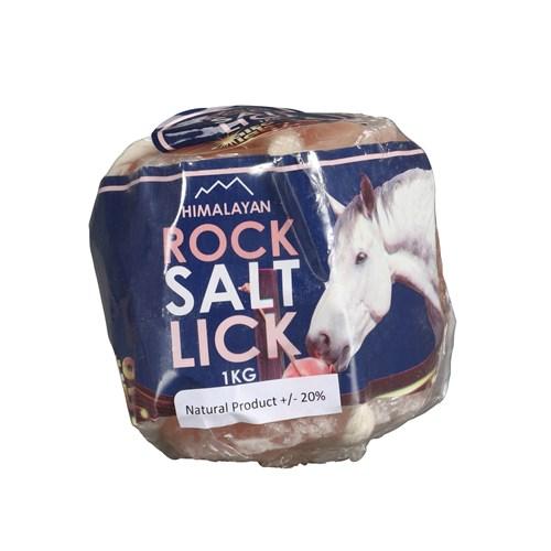 HIMALAYAN ROCK SALT LICK WITH ROPE 1KG
