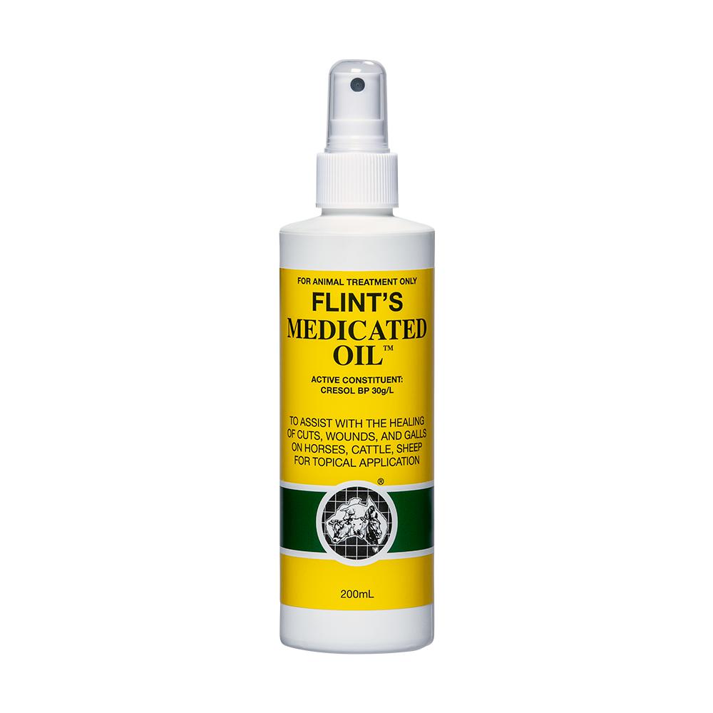 IAHP FLINTS MEDICATED OIL 200ML-Ranges Country