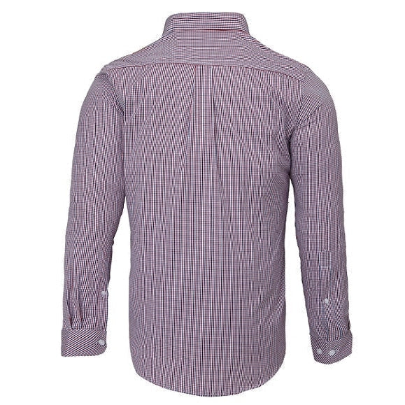 PILBARA MENS DOUBLE POCKET CHECK SHIRT