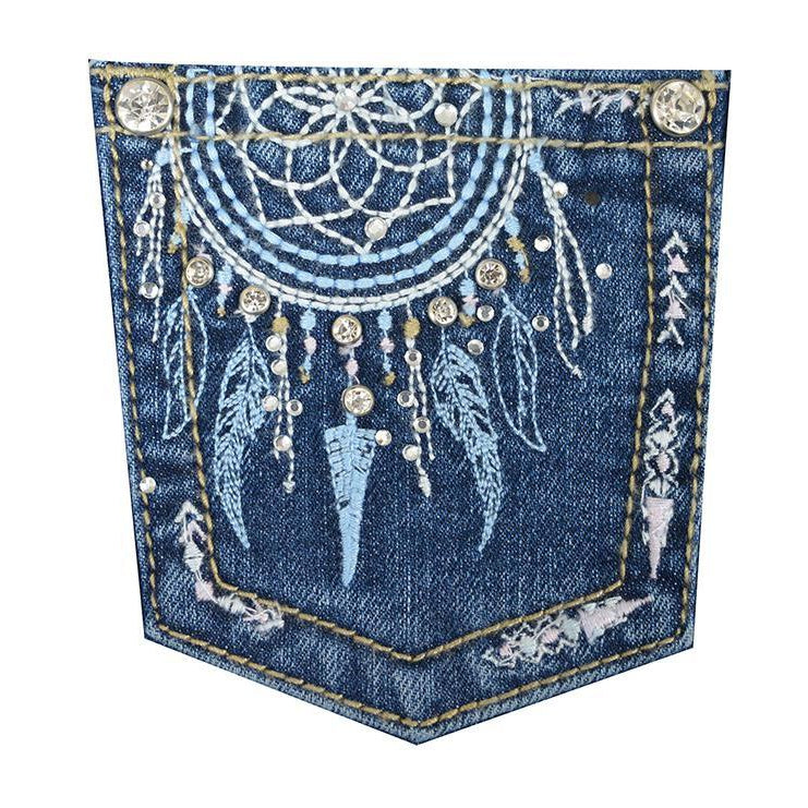 PURE WESTERN GIRLS TRUDY SLIM LEG JEANS