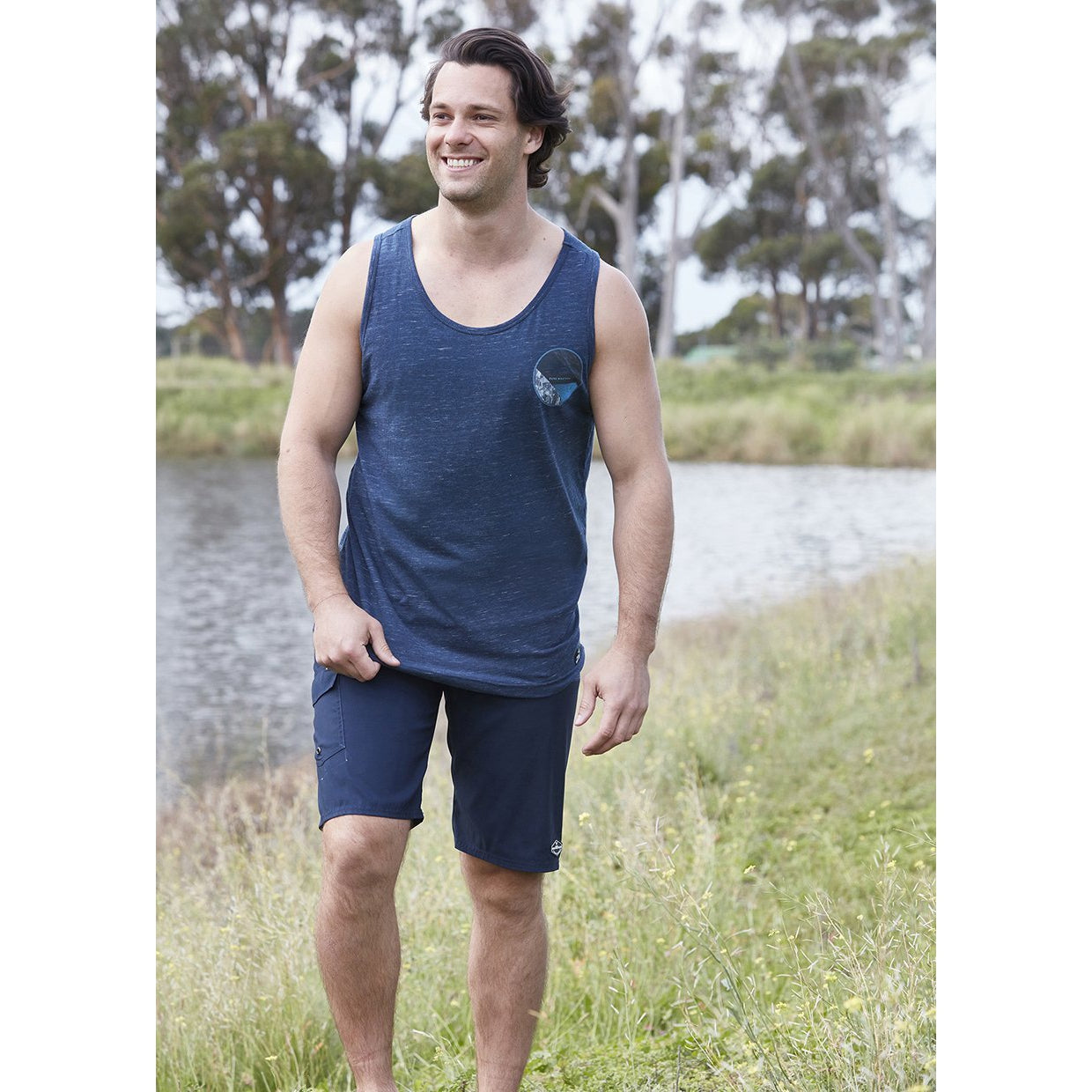 PURE WESTERN MENS CUNNINGHAM SINGLET