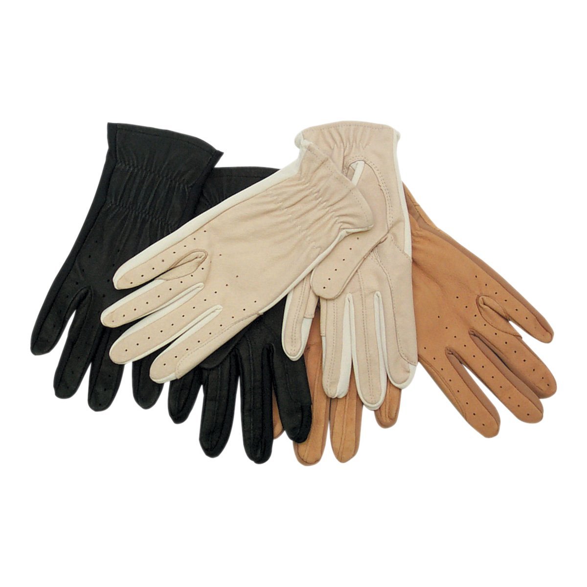 SHOWCRAFT LEATHER & SPANDEX GLOVES-Ranges Country