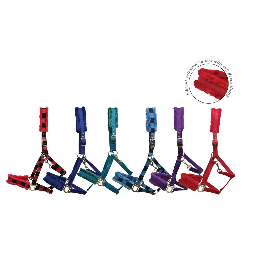 SHOWMASTER FLEECE LINED HALTER