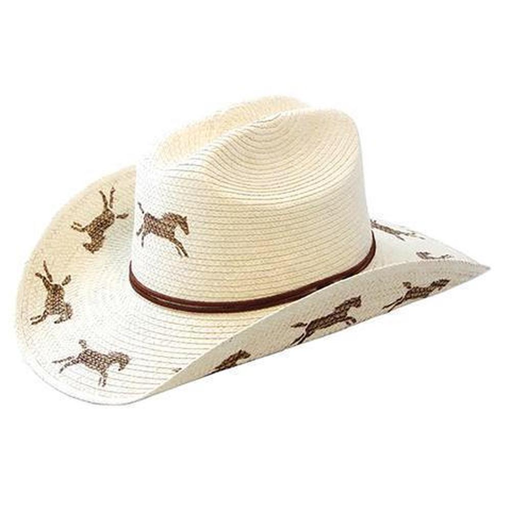 SUNBODY KIDS CATTLEMAN RUNNING HORSES HAT-Ranges Country