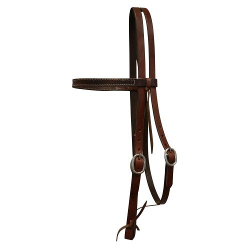 TEXAS 3/4inOILED UP WORK BRIDLE TAN-Ranges Country