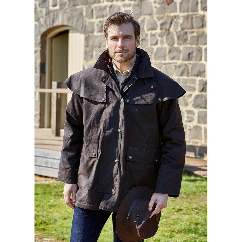 THOMAS COOK HIGH COUNTRY OILSKIN SHORT COAT