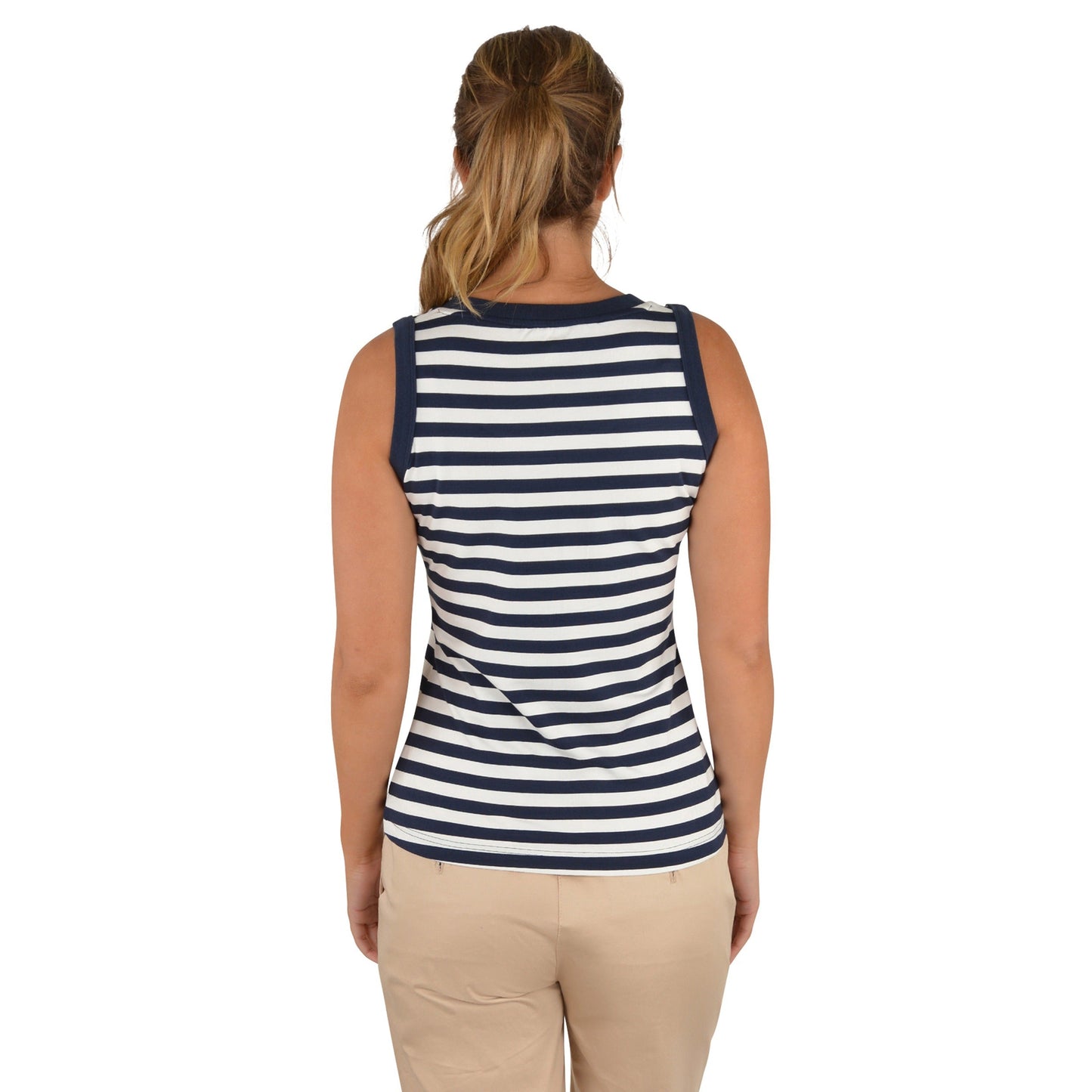 THOMAS COOK WOMENS EVA STRIPE TANK