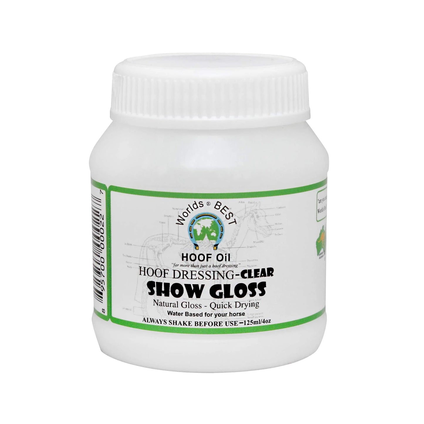 WORLDS BEST GLOSS CLEAR 125ML-Ranges Country
