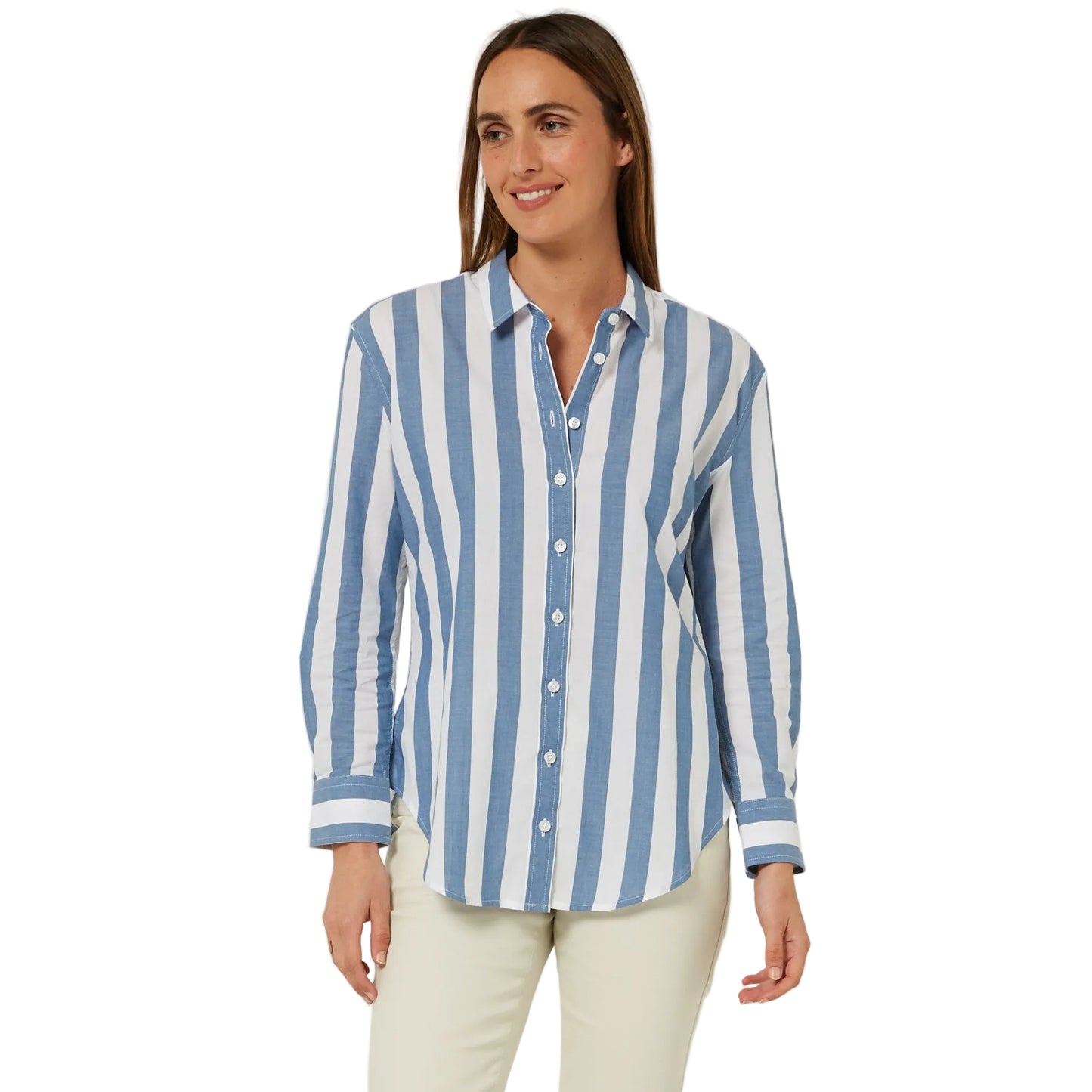 PILBARA WOMENS JACQUELIN CLASSIC COTTON SHIRT