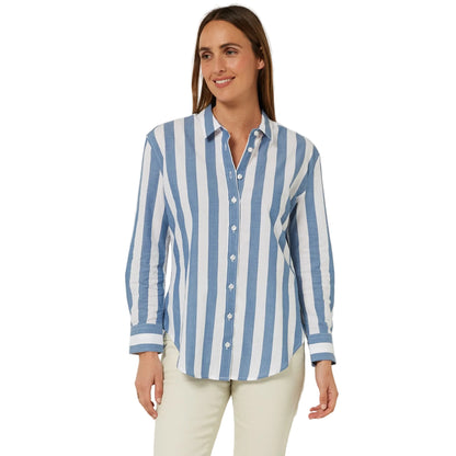 PILBARA WOMENS JACQUELIN CLASSIC COTTON SHIRT