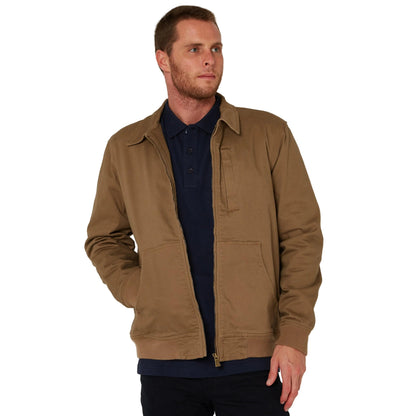 PILBARA MENS WHISKY SHERPA BOMBER JACKET