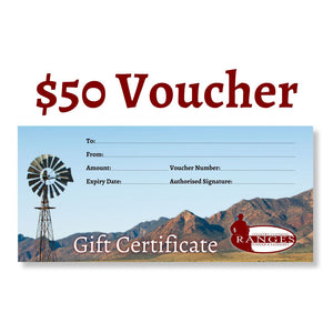 $50 RANGES COUNTRY GIFT CERTIFICATE-Ranges Country