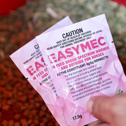 ABBEY EASYMEC IN FEED WORMER & BOTICIDE 4 X 17.5g SACHETS